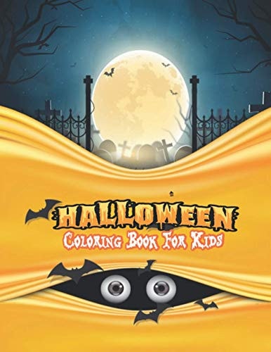 Halloween Coloring Book For Kids Amazing Children Coloring Hand Drawn Doodle Style Pumpkin, Ghost, Bat, Autumn, Shadows and More, Fantasy Coloring Book of Halloween for Kids Super Gift Idea for Kids this Halloween Vol: 10