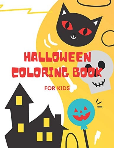 Halloween Coloring Book For Kids Halloween Coloring Book/ 15 Different Drawings to Color / For Kids But Also for Interrested Adults / 8,5 X 11 Inches/ Matte Finish Cover