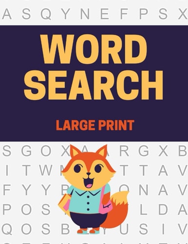Word Search Large Print Large Print Word Search Books for Seniors and Adults (Vol. 8)