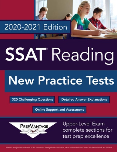SSAT Reading New Practice Tests, 2020-2021 Edition