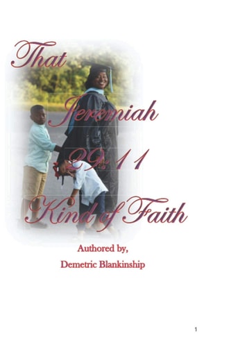 That Jeremiah 29 11 Kind of Faith