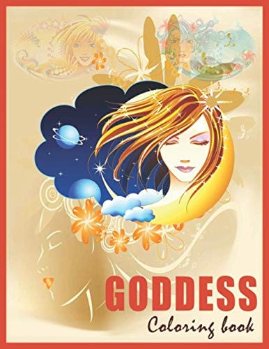 Goddess Coloring Book Goddess Coloring Book For Teenagers and Adult Relaxation