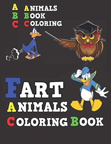 Fart Animals Coloring Book Learn Alphabet with "Fart Animals Coloring Book"
