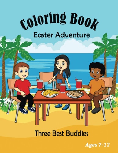 Coloring Book Three Best Buddies
