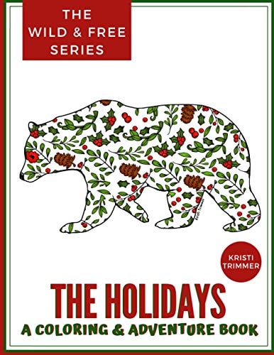 The Holidays - A Coloring & Adventure Book