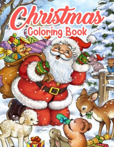 Christmas Coloring Book An Adult Coloring Book with Fun, Easy, and Relaxing Designs