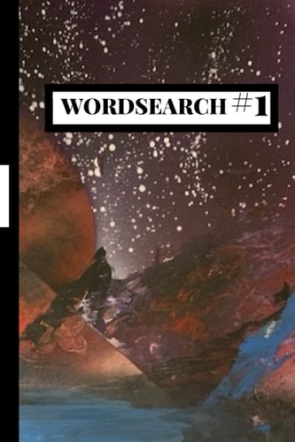 Word Search #1 Original Space Art Word Search Puzzles - World Slang Terms