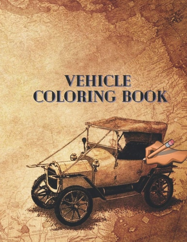 Vehicle Coloring Book Activity Coloring Book for Kids