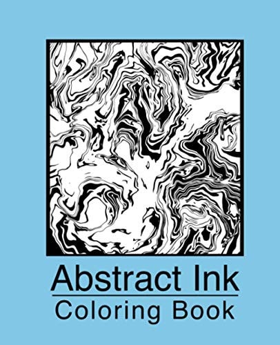 Abstract Ink Coloring Book Improve Imaginative Thinking
