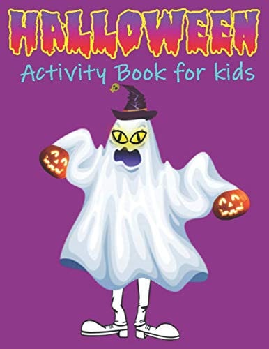 Halloween Activity Book For Kids Spooky & Fun Happy Halloween Activities.