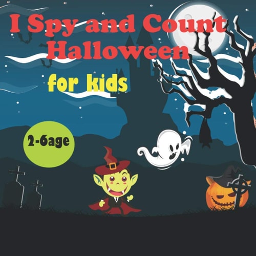 I Spy and Count Halloween for Kids Interactive Game to Learn Counting For Toddlers, Perfect Gift for Children & Preschoolers