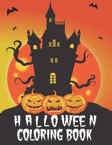Halloween Coloring Book Halloween Coloring Book for Kids and Adults