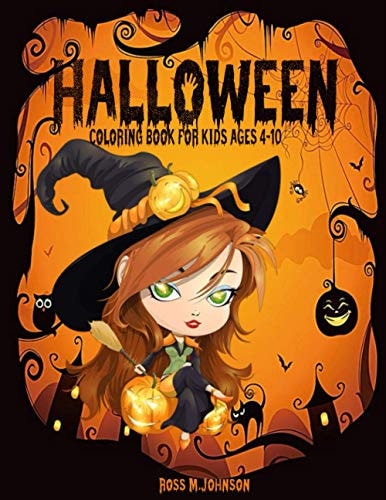 Halloween Coloring Book for Kids Ages 4-10 Day of the Dead Coloring Book