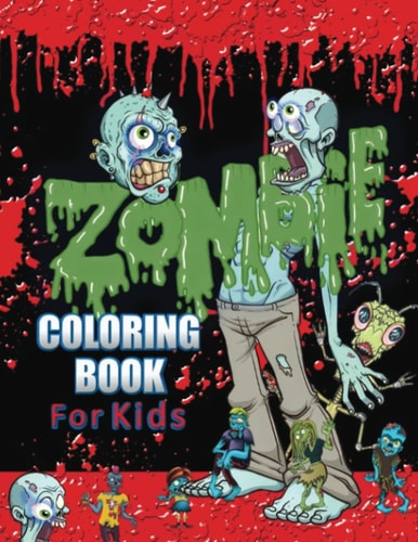 Zombie Coloring Book For Kids
