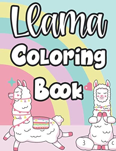 Llama Coloring Book Tracing And Coloring Journal Of Awesome Llamas, Illustrations And Designs To Color For Kids