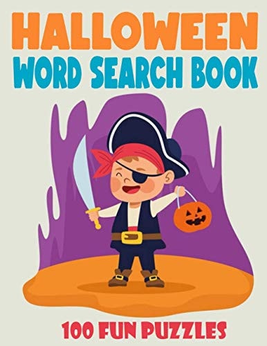 Halloween Word Search Book 100 Halloween Word Search Puzzle Book for Kids and Adults Large Print