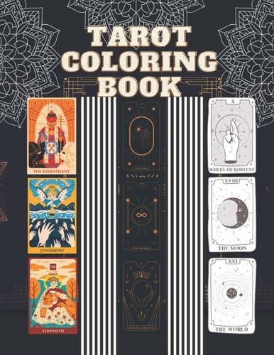 Tarot Coloring Book Personal Growth For Adults