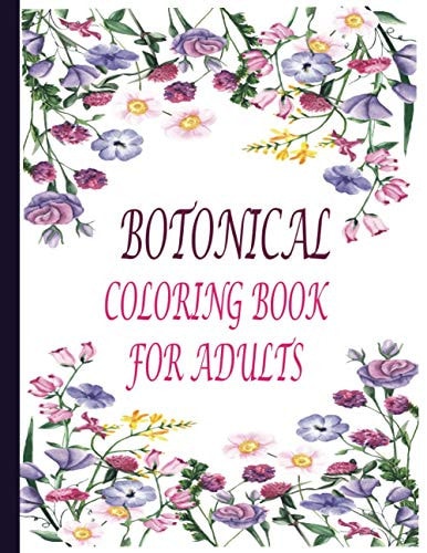 Botonical Coloring Book For Adults Simpel Succulent Coloring Book for Alzheimer's Patientsand Seniors With Dementia, Easy Anti-stress Designs .