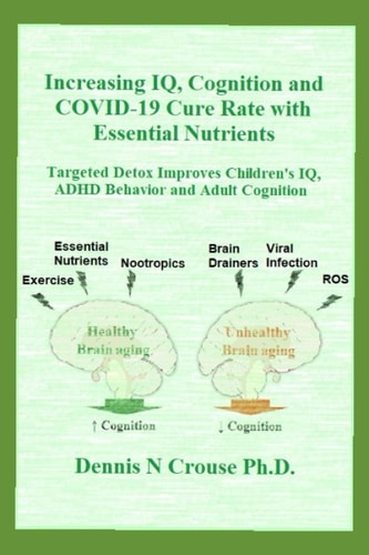 Increasing IQ, Cognition and COVID-19 Cure Rate with Essential Nutrients Targeted Detox Improves Children's IQ, ADHD Behavior, and Adult Cognition