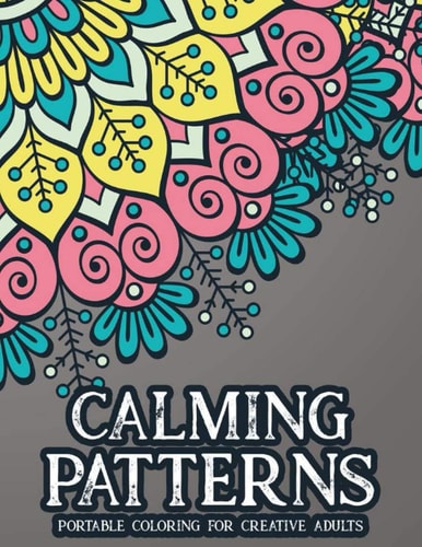 Calming Patterns Portable Coloring For Creative Adults