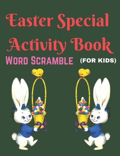 Easter Special Activity Book (FOR KIDS) WORD SCRAMBLE Puzzle Book