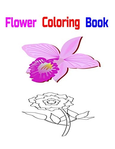 Flower Coloring Book