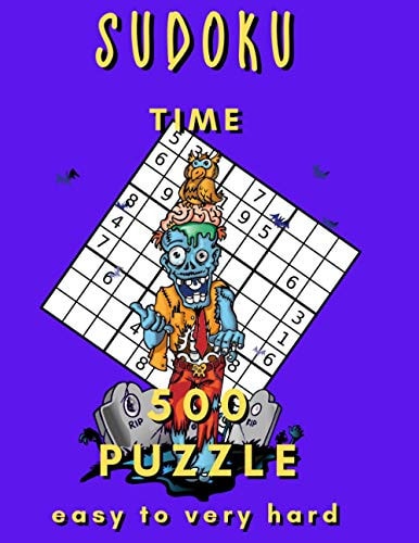 Sudoku Time 500 Puzzle Easy to Very Hard