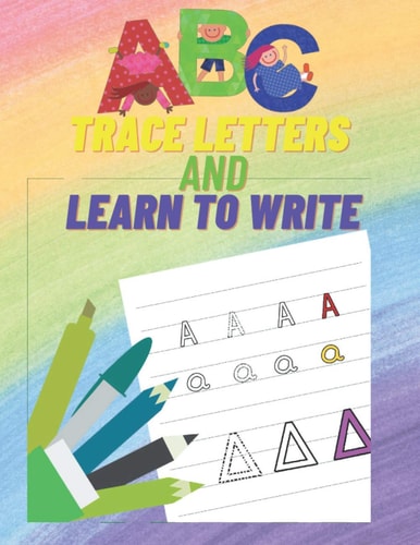 Trace Letters and Learn to Write ABC Letter Tracing Fun Book Practice Writing Kids Ages 3-6 Play Hub
