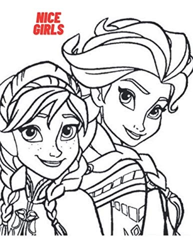 Nice Girls Coloring Book