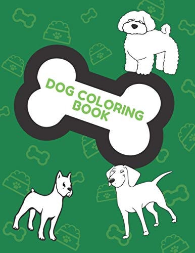 Dog Coloring Book Cute Coloring Books for Kids and Toddlers