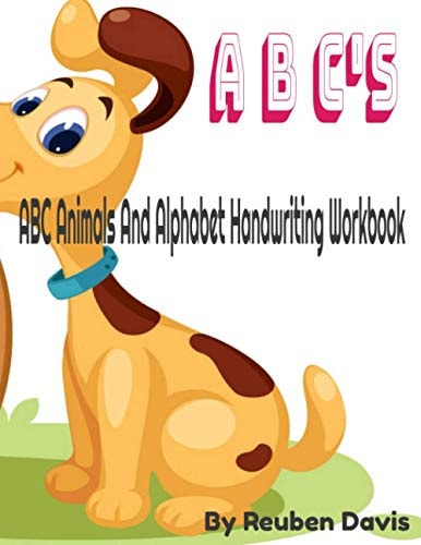 ABC Animals And Alphabet Handwriting Workbook