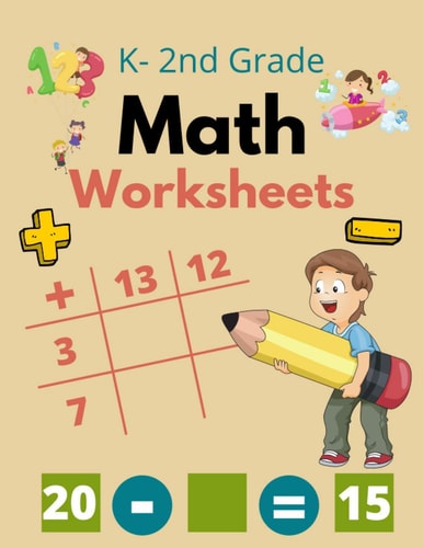 2nd Grade Math Worksheets 2nd Grade Math Workbooks For Kids, Digits 0-20, Addition And Subtraction Workbook, Math Worksheets 2nd Grade And K
