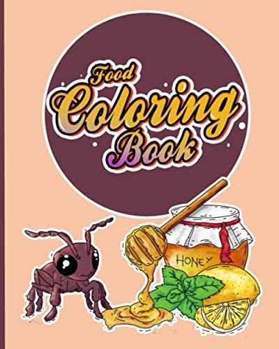 Food Coloring Book Children's Drawings