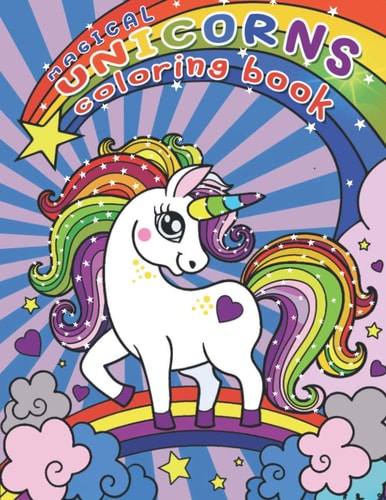 Magical Unicorns Coloring Book Kids Learn Colors with Color Wonder and Magic Coloring Book for Kids