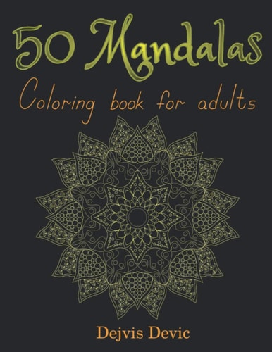 50 Mandalas Coloring Book for Adults