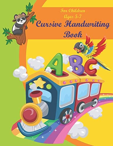 Cursive Handwriting Book For Children Ages 5-7 Alphabet Uppercase & Lowercase Activity Workbook For Kids Beginning, A Fun Workbook to Learn The Alphabet Using Games and Gift Idea for Girls and Boys, Handwriting Book for Boys and Girls.