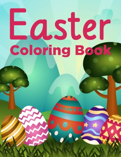 Easter Coloring Book 25 Cute and Funny Images, Coloring Books for Kids