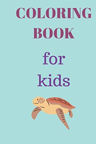 Coloring Book for Kids Underwater Life. Coloring Pages for Kids 26 Pages