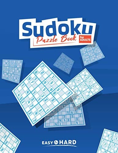 Sudoku Puzzle Book for Adults 100 Easy to Hard with Solutions