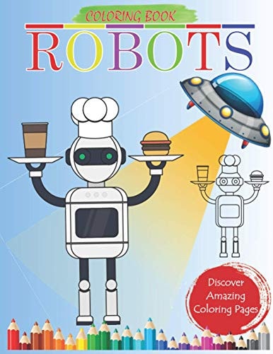 Robot Coloring Book Amazing Coloring Pages for Kids