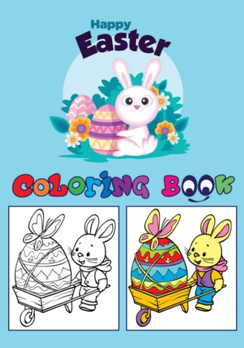 Happy Easter Coloring Book