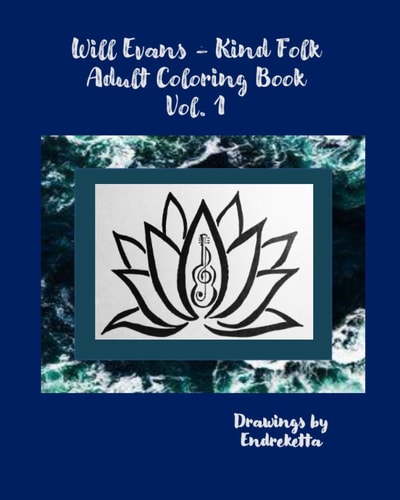 Will Evans - Kind Folk Adult Coloring Book Vol 1