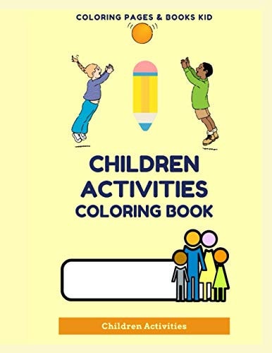 Children Activities Coloring Book Coloring Pages & Books Kid - Children Activities