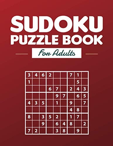 Sudoku Puzzle Book Hard for Adults Large Print Sudoku Books for Seniors with Solutions