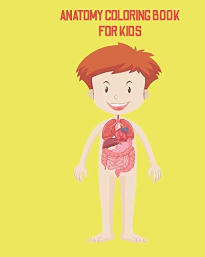 Anatomy Coloring Book for Kids Simple Drawings of Organs for Coloring