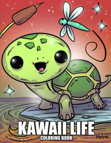Kawaii Life Coloring Book A Stress Free Coloring Book For Kids