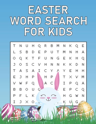 Easter Word Search For Kids Happy Easter Word Search Puzzle Book Gift for Spring Season And Easter Day Lover