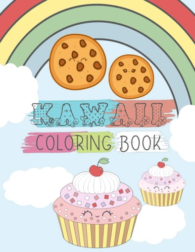 Kawaii Coloring Book 24 Fun and Relaxing Kawaii Colouring Pages For Kids