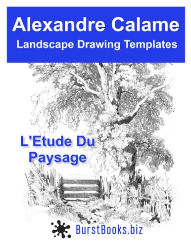 Alexandre Calame Landscape Drawing Templates L'Etude Du Paysage