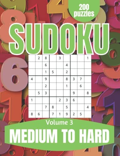 Sudoku Medium to Hard Large Print Sudoku Puzzles for Adults and Seniors to Keep Your Mind Young and Nimble Vol 3